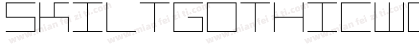 SkiltGothicW04-Regular Regular字体转换